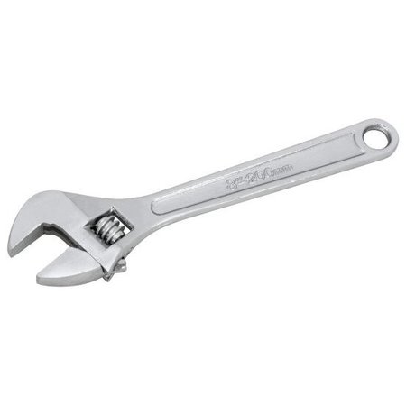 PERFORMANCE TOOL 8 In Adjustable Wrench, W8C W8C
